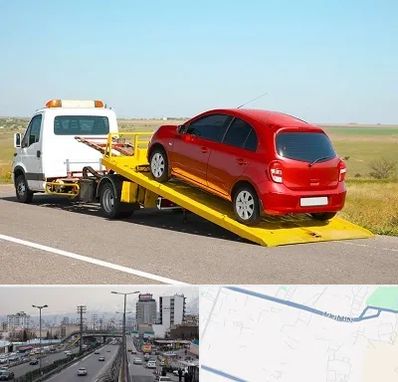 یدک کش خودرو در بلوار ارتش