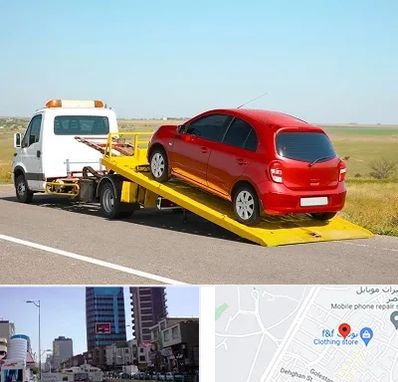 یدک کش خودرو در چهارراه طالقانی کرج