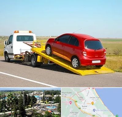 یدک کش خودرو در رودسر