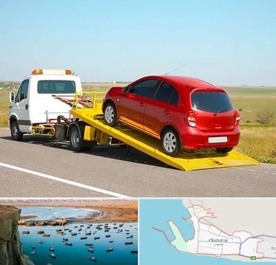 یدک کش خودرو در چابهار