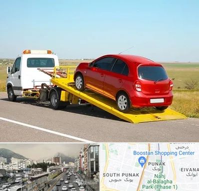 یدک کش خودرو در پونک 
