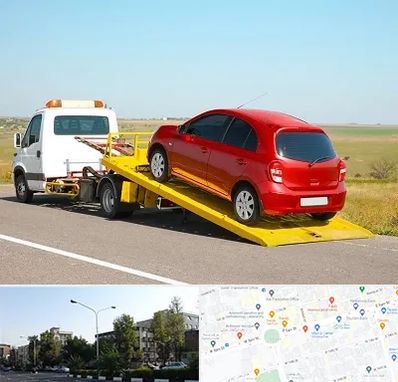 یدک کش خودرو در میدان کاج