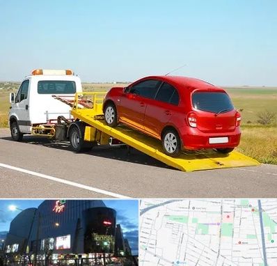 یدک کش خودرو در بلوار اباذر