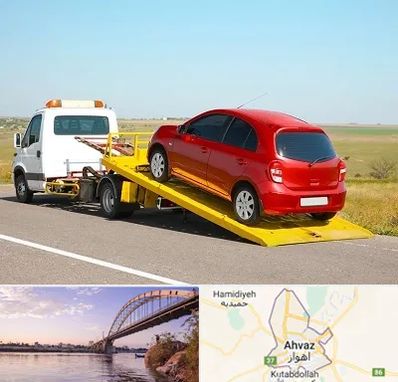یدک کش خودرو در اهواز