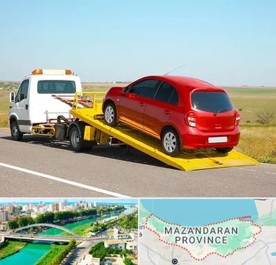 یدک کش خودرو در مازندران