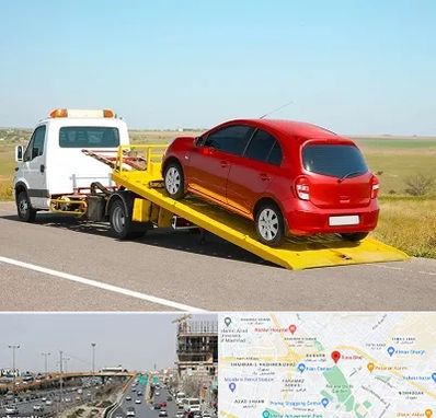 یدک کش خودرو در بلوار توس مشهد