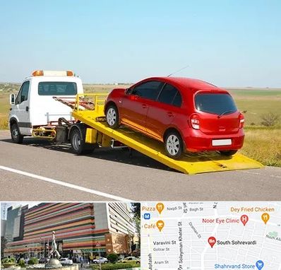 یدک کش خودرو در سهروردی 