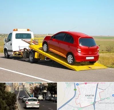 یدک کش خودرو در خطیب تبریز