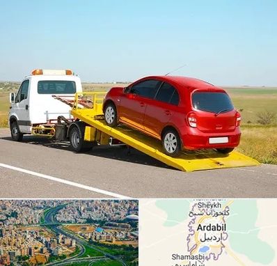 یدک کش خودرو در اردبیل