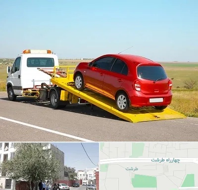 یدک کش خودرو در طرشت