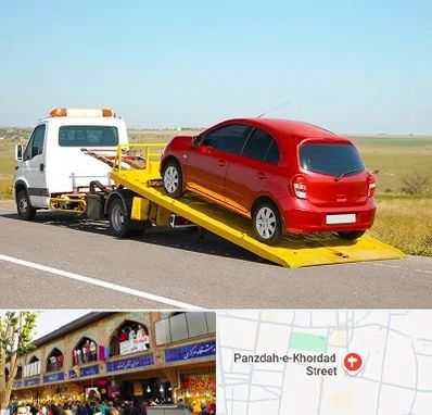یدک کش خودرو در 15 خرداد