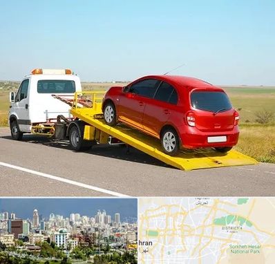 یدک کش خودرو در شرق تهران 