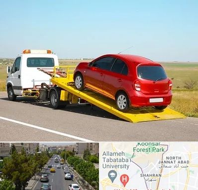 یدک کش خودرو در شهران 