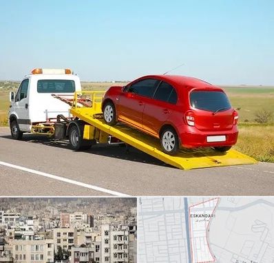 یدک کش خودرو در اسکندری