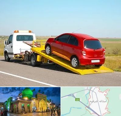 یدک کش خودرو در آستانه اشرفیه