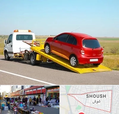 یدک کش خودرو در شوش