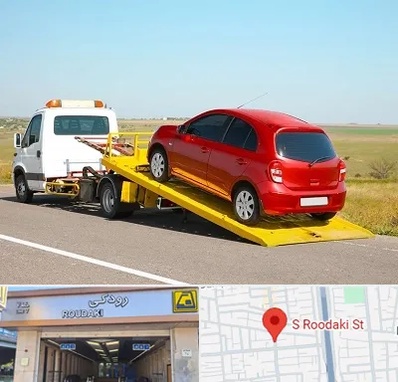 یدک کش خودرو در رودکی