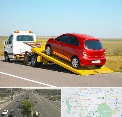 یدک کش خودرو در منطقه 17 تهران