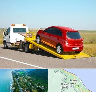 یدک کش خودرو در رامسر
