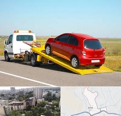 یدک کش خودرو در اوین