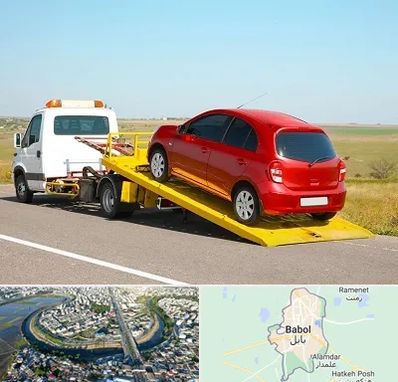 یدک کش خودرو در بابل