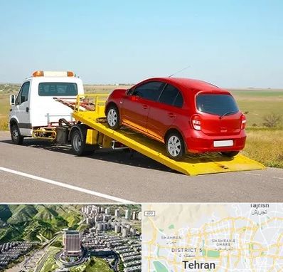 یدک کش خودرو در شمال تهران 