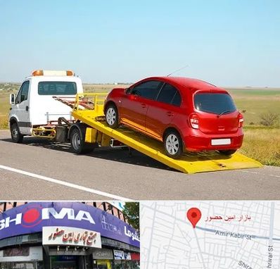 یدک کش خودرو در امین حضور