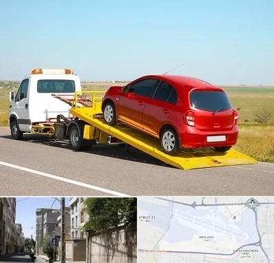 یدک کش خودرو در مهرآباد