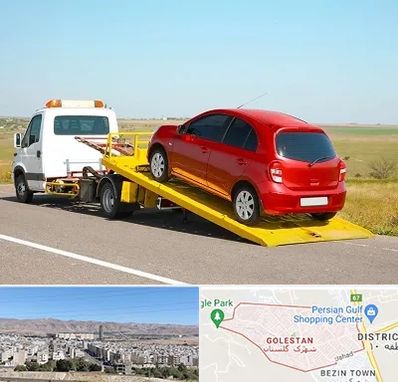 یدک کش خودرو در شهرک گلستان شیراز