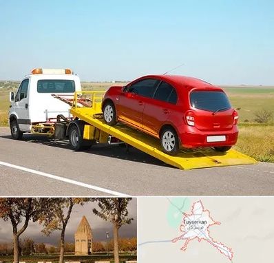 یدک کش خودرو در تویسرکان