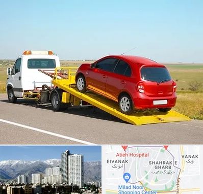 یدک کش خودرو در شهرک غرب 