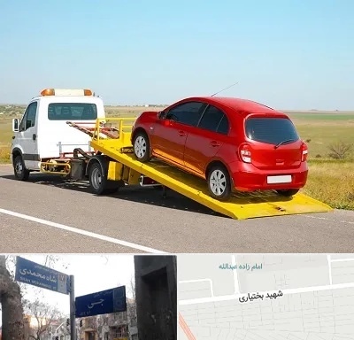 یدک کش خودرو در سی متری جی