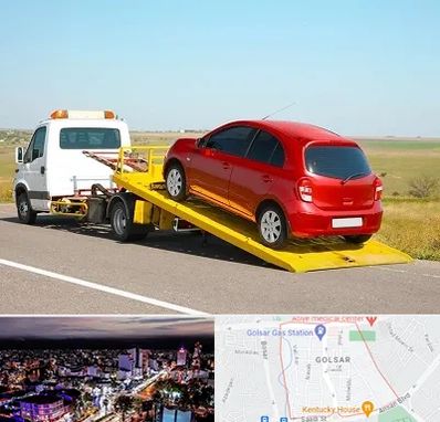 یدک کش خودرو در گلسار رشت 