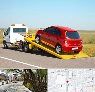 یدک کش خودرو در خیابان توحید اصفهان