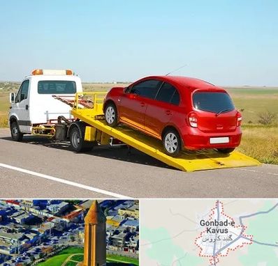 یدک کش خودرو در گنبد کاووس