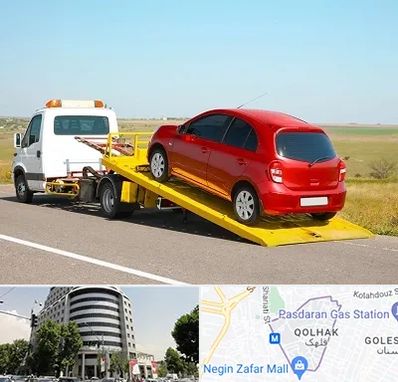 یدک کش خودرو در قلهک 