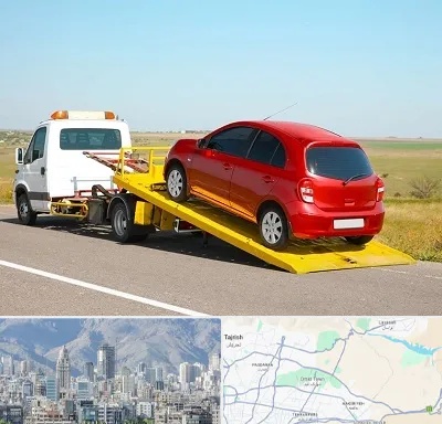 یدک کش خودرو در شمال شرق تهران