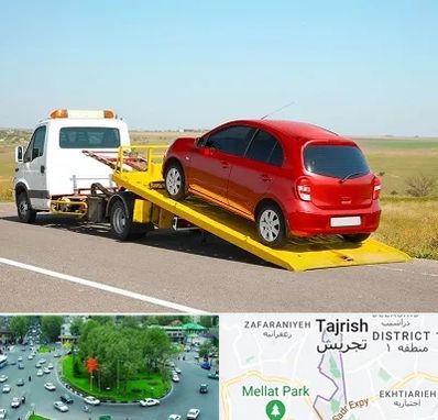 یدک کش خودرو در تجریش 