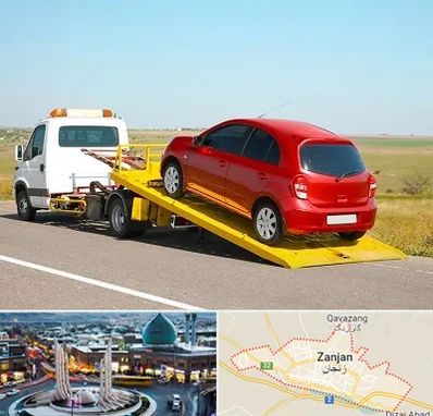 یدک کش خودرو در زنجان