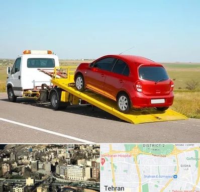 یدک کش خودرو در مرزداران 