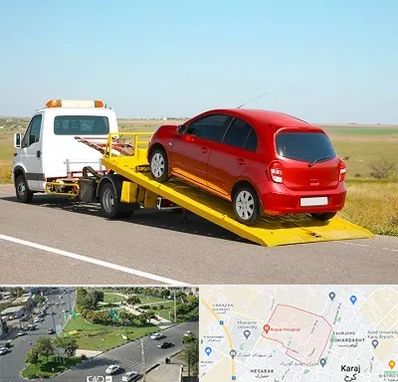 یدک کش خودرو در شاهین ویلا کرج