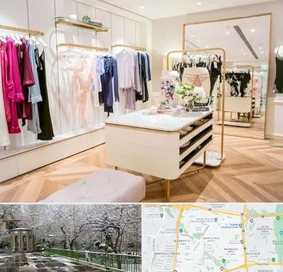 فروشگاه لباس زیر زنانه در باغ فیض