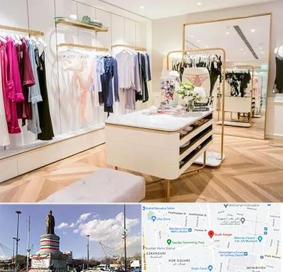 فروشگاه لباس زیر زنانه در کارگر جنوبی