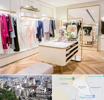 فروشگاه لباس زیر زنانه در ولنجک 