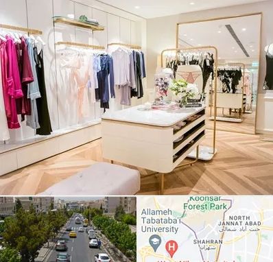 فروشگاه لباس زیر زنانه در شهران 