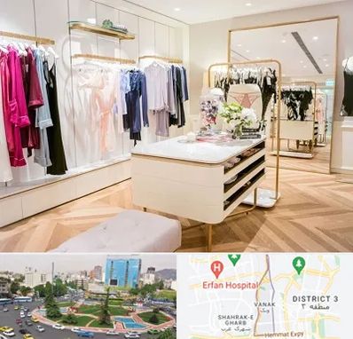 فروشگاه لباس زیر زنانه در ونک 