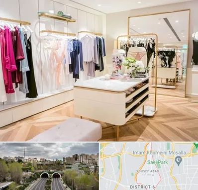 فروشگاه لباس زیر زنانه در یوسف آباد 