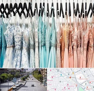 فروشگاه لباس مجلسی دخترانه در خیابان زند شیراز