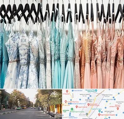 فروشگاه لباس مجلسی دخترانه در شریعتی 