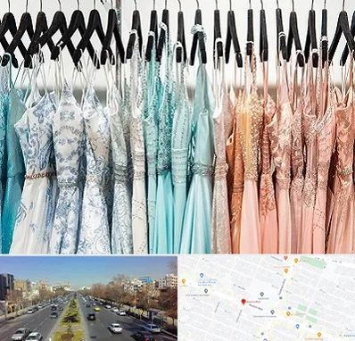 فروشگاه لباس مجلسی دخترانه در بلوار معلم مشهد